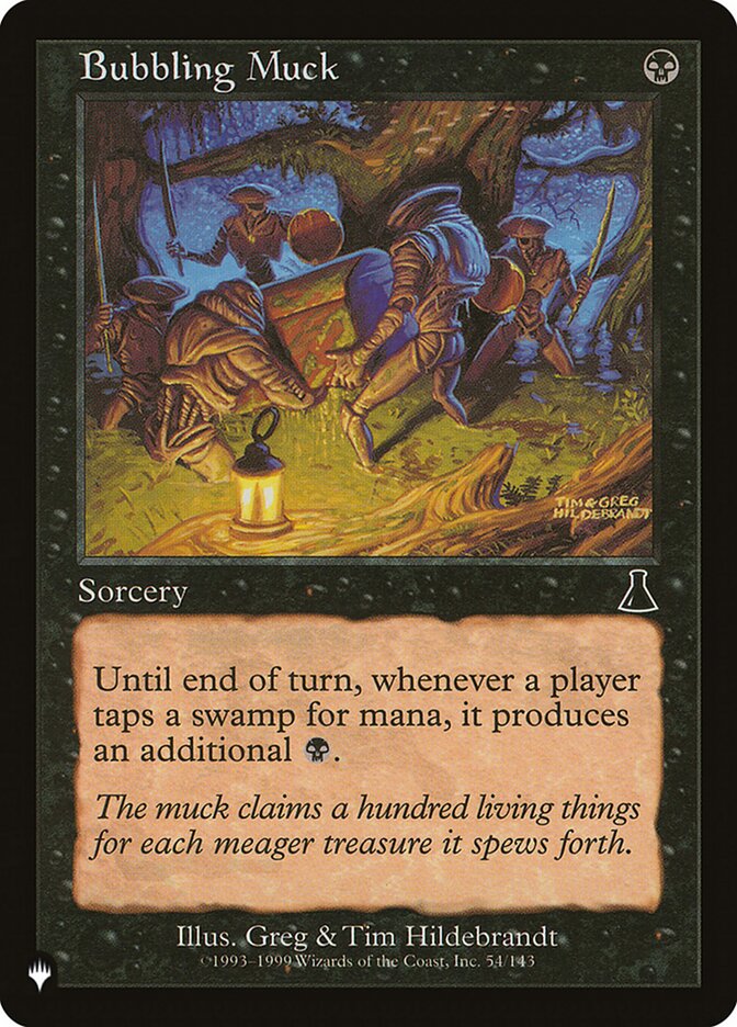Bubbling Muck — The List UDS-54/5581