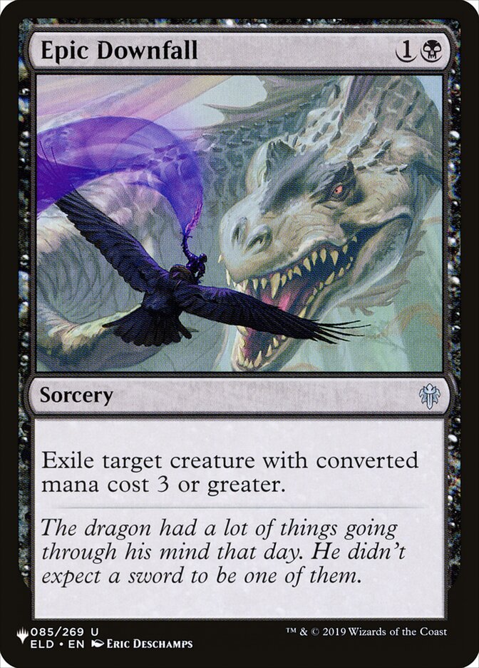 Epic Downfall — The List ELD-85/5581