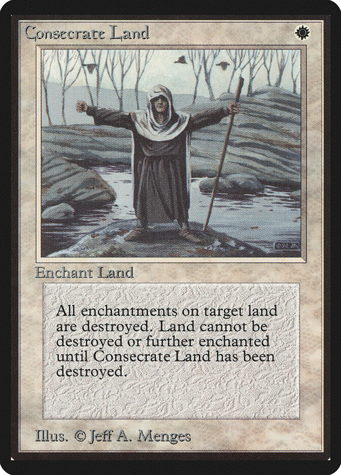 Consecrate Land — Limited Edition Beta 15/302