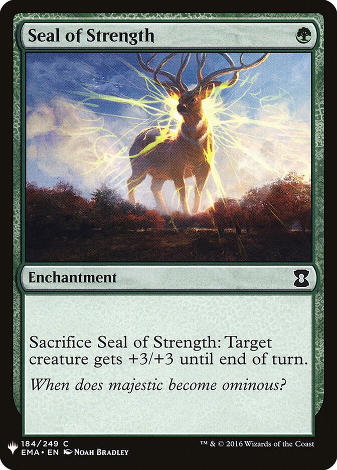 Seal of Strength — The List EMA-184/5581