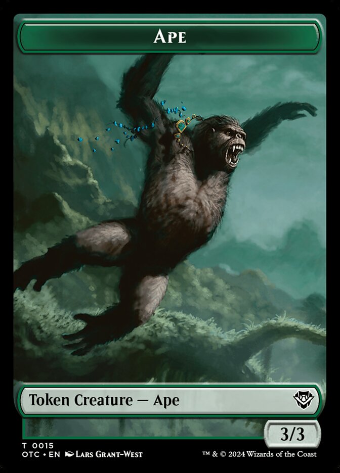 Ape — Outlaws of Thunder Junction Commander Tokens 15/41