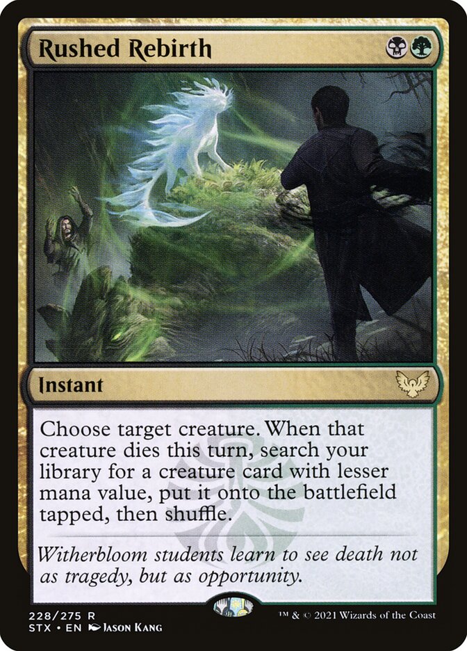 Rushed Rebirth — Strixhaven: School of Mages 228/393