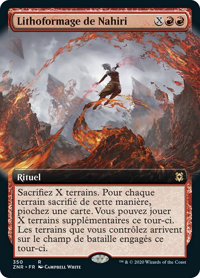 Lithoformage de Nahiri — Zendikar Rising 350/406