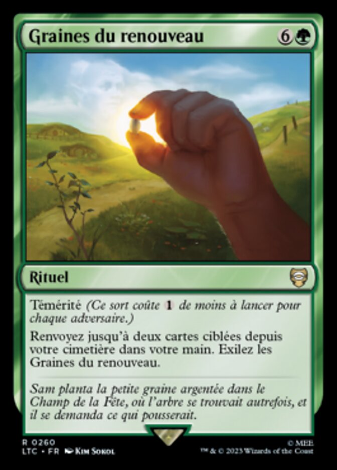 Graines du renouveau — Tales of Middle-earth Commander 260/591
