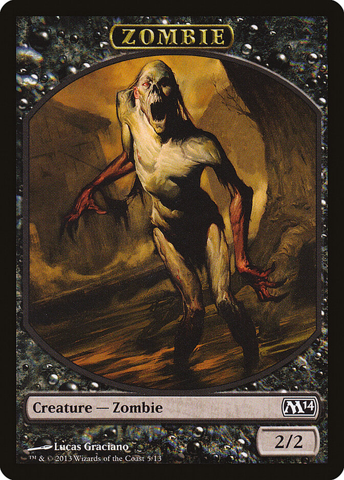 Zombie — Magic 2014 Tokens 5/13