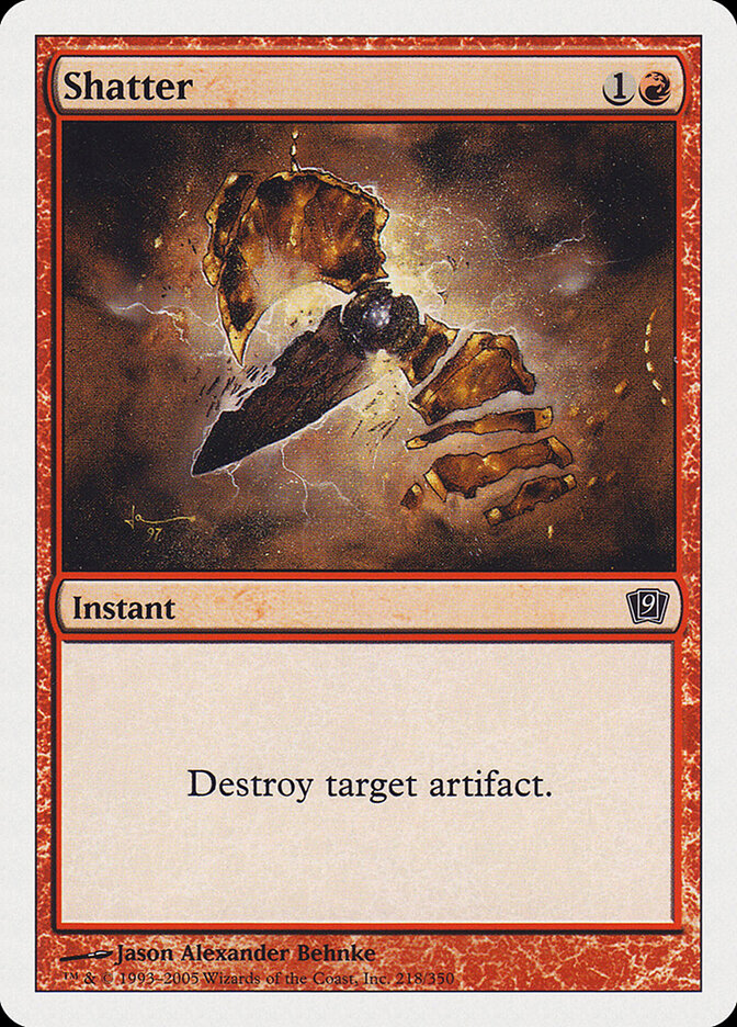 Shatter — Ninth Edition 218/709