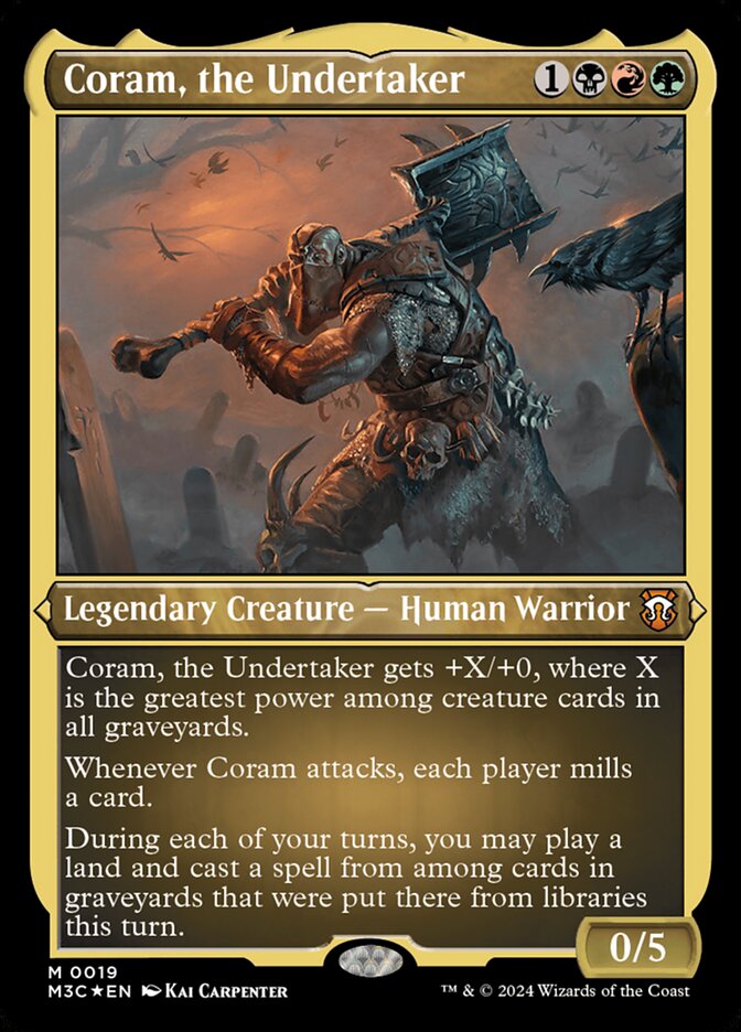 Coram, the Undertaker — Modern Horizons 3 Commander 19/398