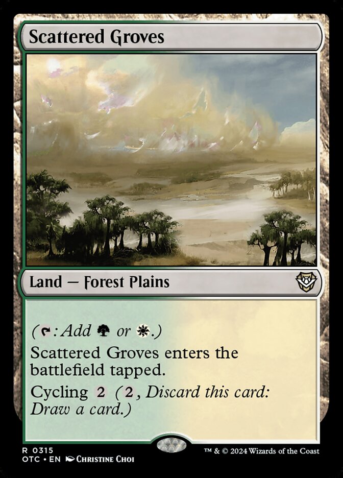 Scattered Groves — Outlaws of Thunder Junction Commander 315/342