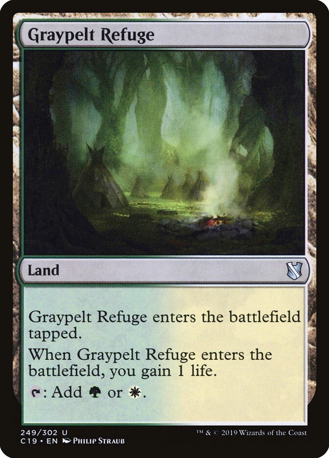 Graypelt Refuge — Commander 2019 249/302