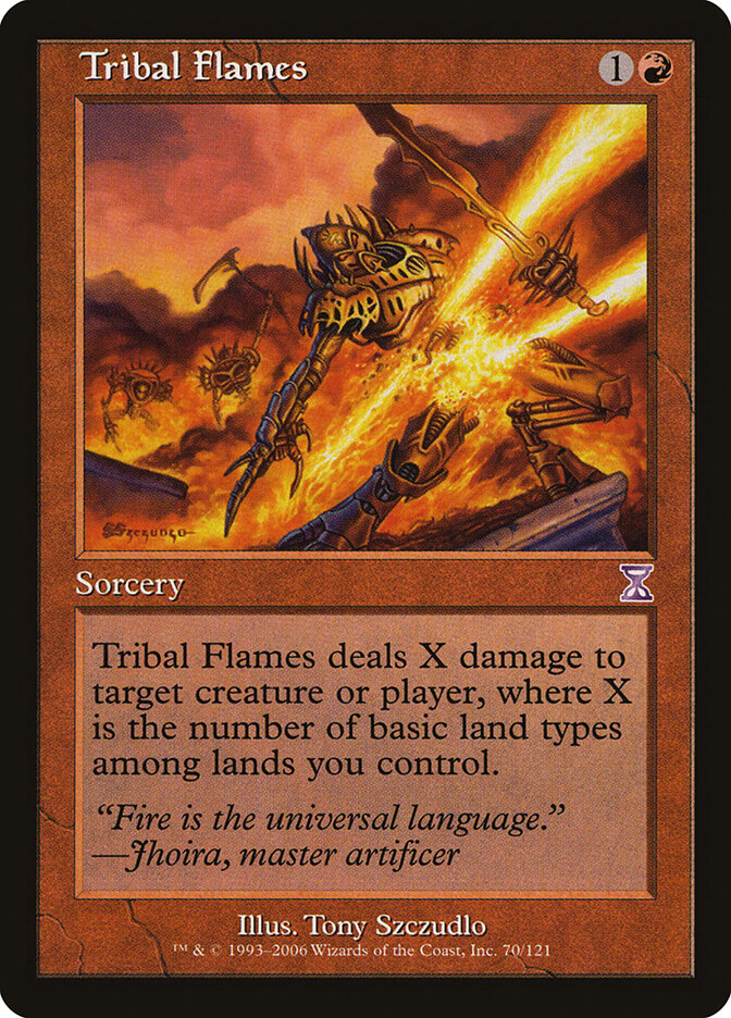 Tribal Flames — Time Spiral Timeshifted 70/121