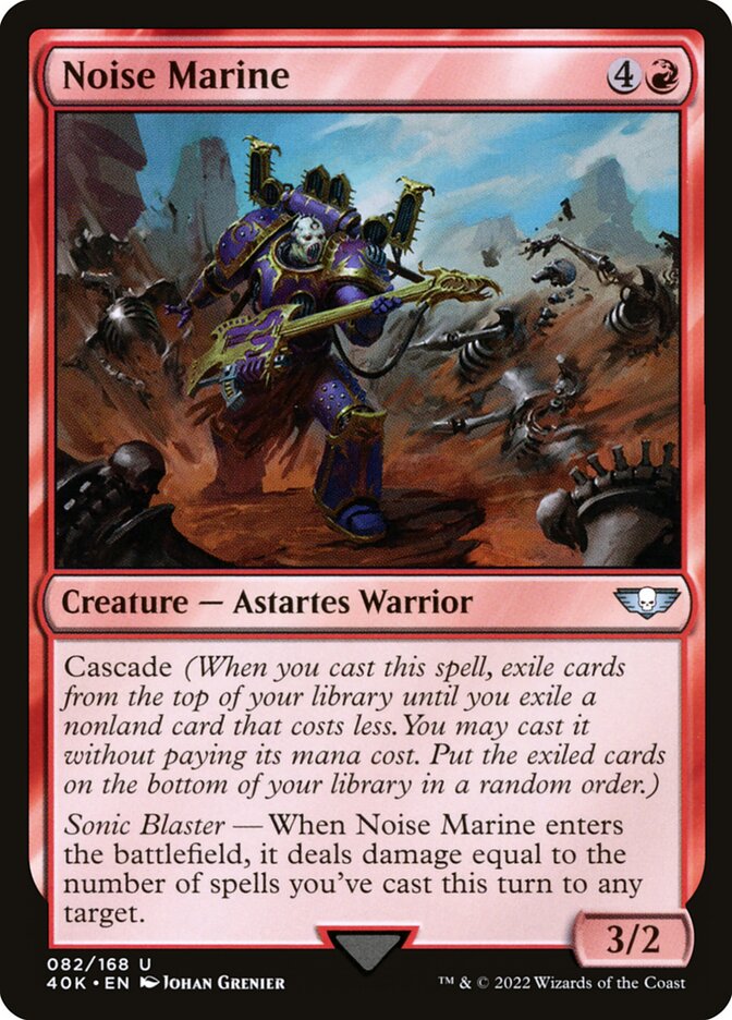 Noise Marine — Warhammer 40,000 Commander 82/617