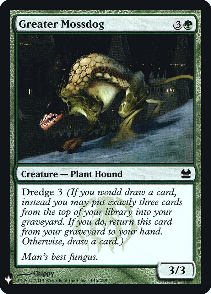 Greater Mossdog — The List MMA-146/5581