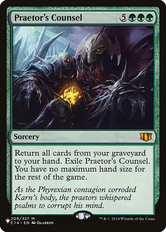 Praetor's Counsel — The List C14-209/5581