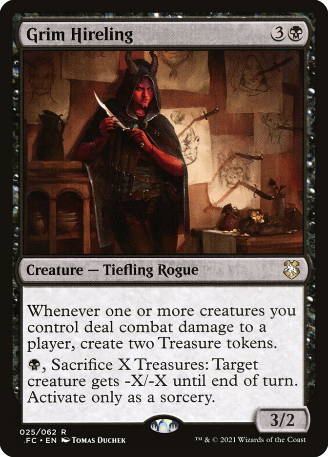 Grim Hireling — Forgotten Realms Commander 25/331