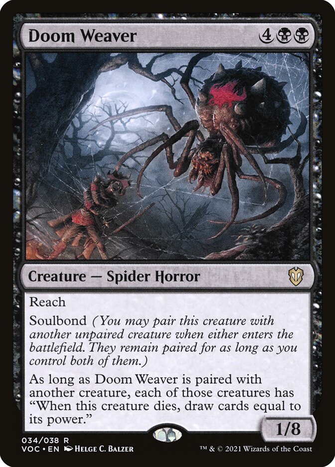 Doom Weaver — Crimson Vow Commander 34/188