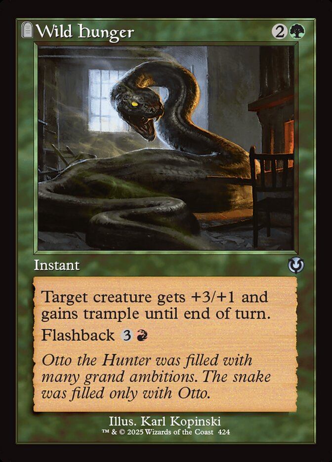 Wild Hunger — Innistrad Remastered 424/495