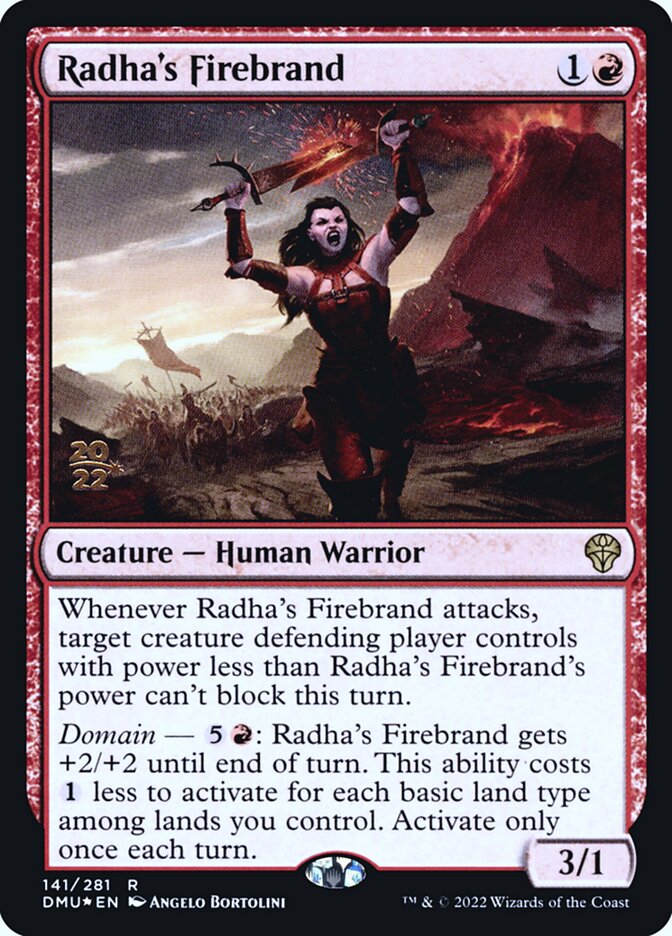 Radha's Firebrand — Dominaria United Promos 141s/161
