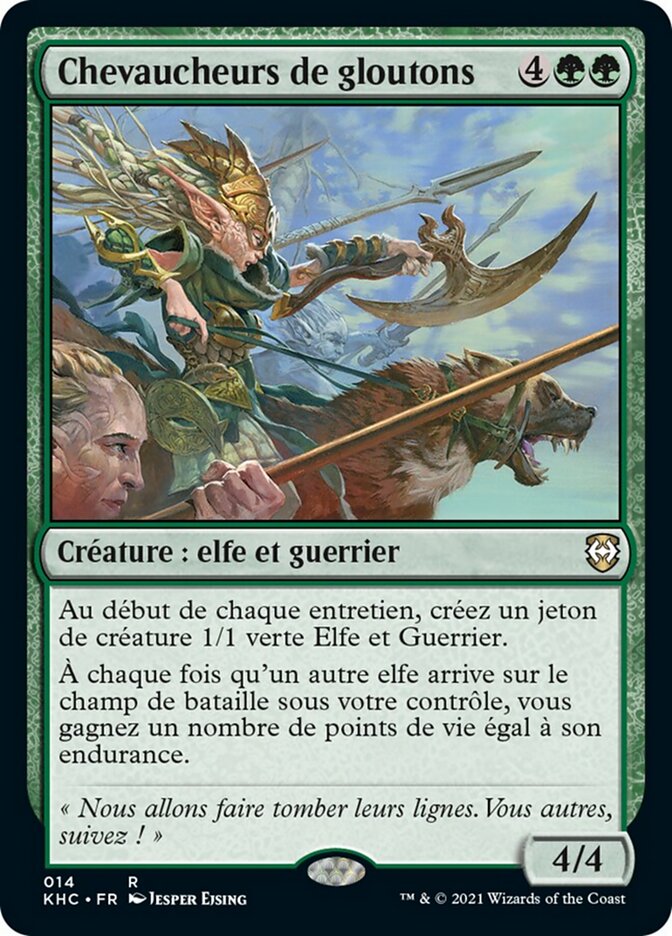 Chevaucheurs de gloutons — Kaldheim Commander 14/119