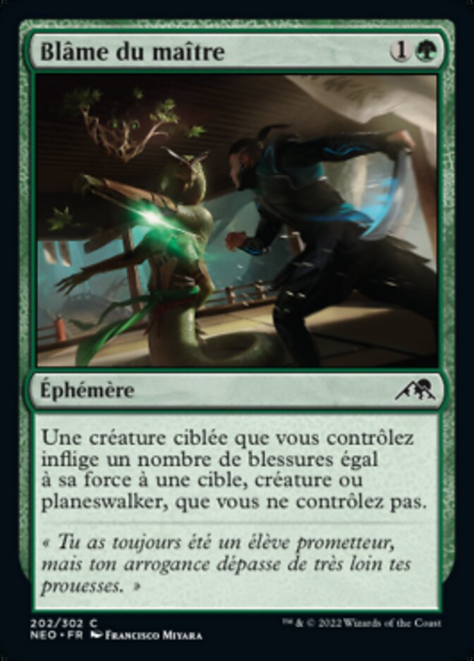 Blâme du maître — Kamigawa: Neon Dynasty 202/531