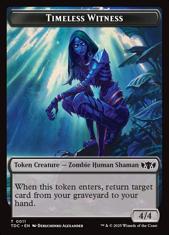 Timeless Witness — Tarkir: Dragonstorm Commander Tokens 11/34
