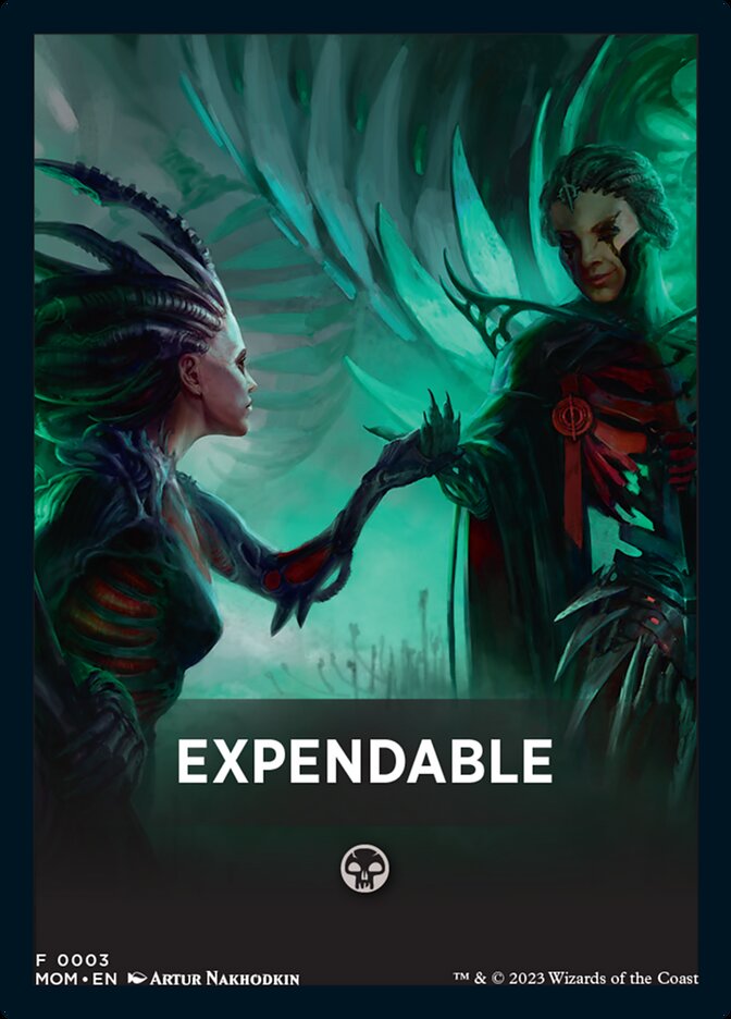 Expendable — March of the Machine Jumpstart Front Cards 3/5