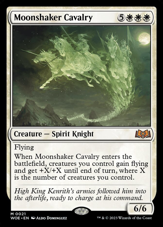 Moonshaker Cavalry — Wilds of Eldraine 21/381
