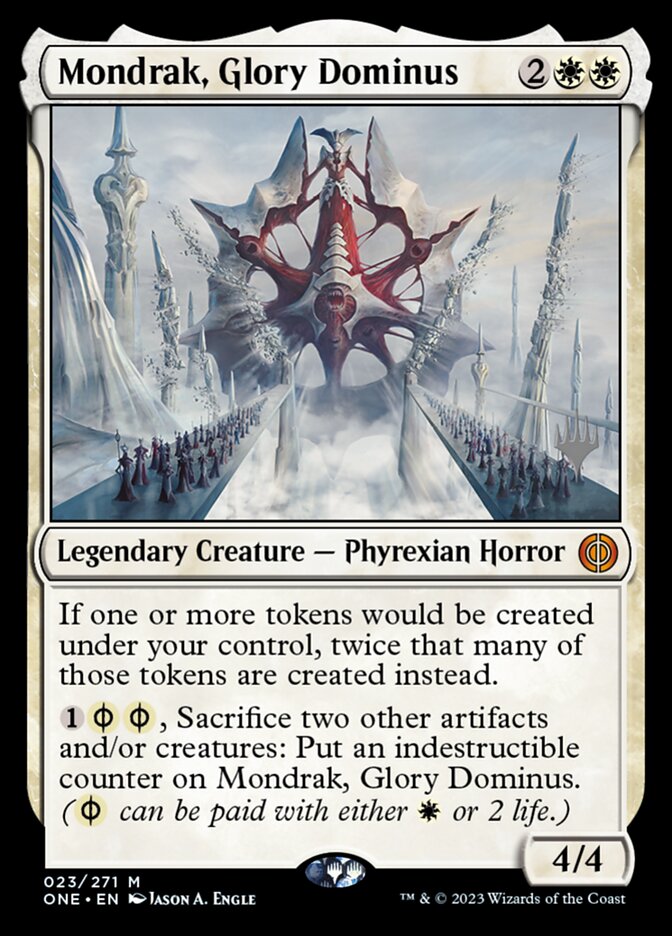 Mondrak, Glory Dominus — Phyrexia: All Will Be One Promos 23p/160
