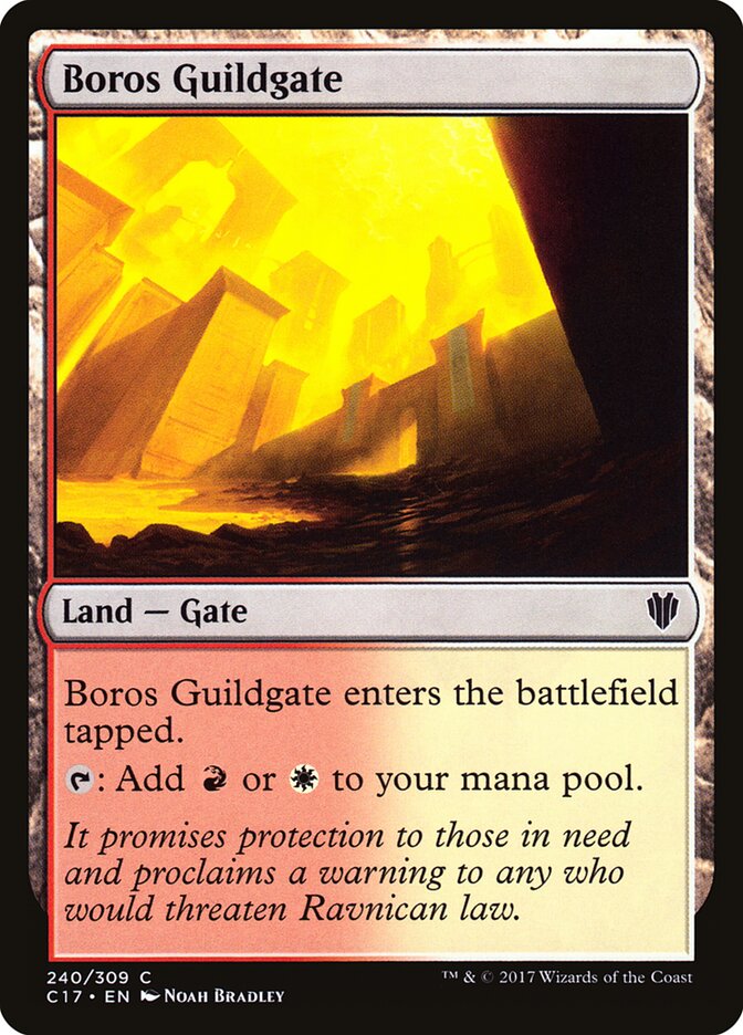 Boros Guildgate — Commander 2017 240/309
