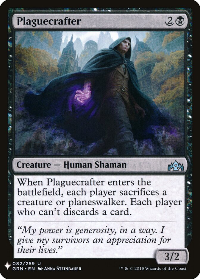 Plaguecrafter — The List GRN-82/5581