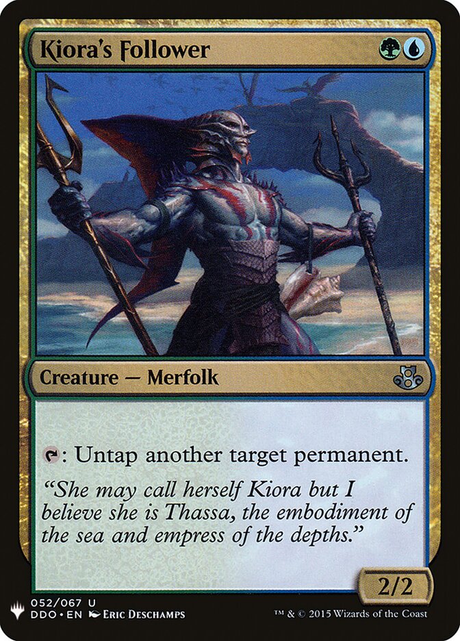 Kiora's Follower — The List DDO-52/5581