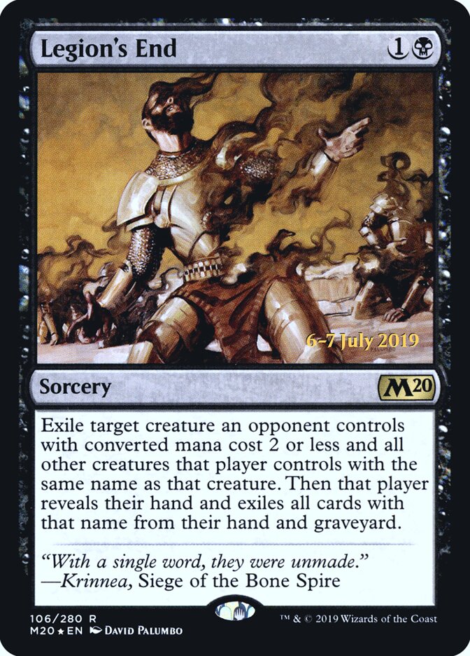 Legion's End — Core Set 2020 Promos 106s/144