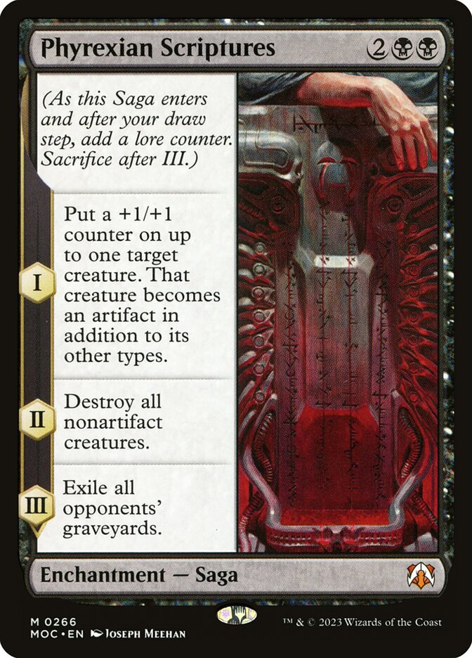 Phyrexian Scriptures — March of the Machine Commander 266/450