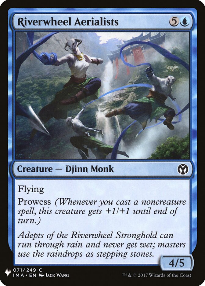Riverwheel Aerialists — The List IMA-71/5581