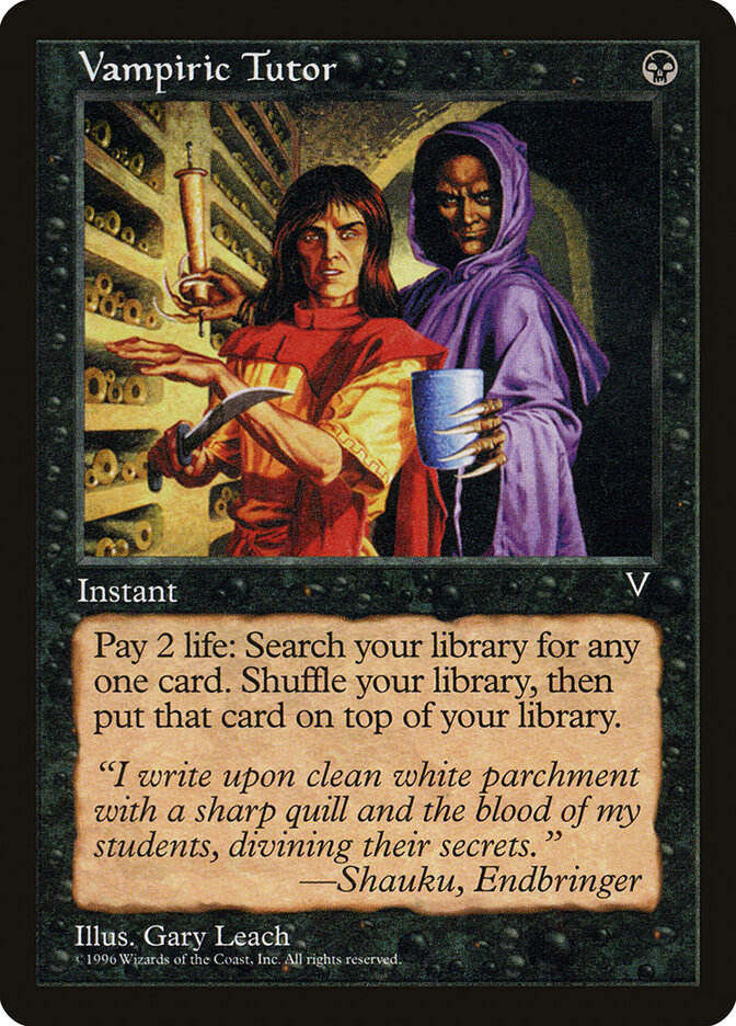 Vampiric Tutor — Visions 72/167