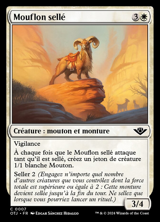 Mouflon sellé — Outlaws of Thunder Junction 7/374
