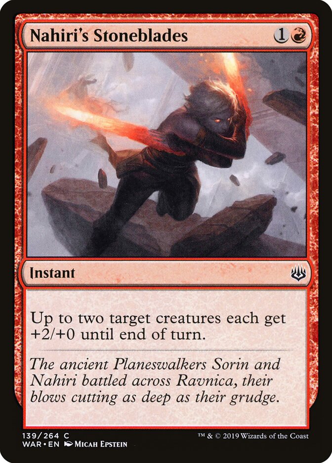 Nahiri's Stoneblades — War of the Spark 139/312