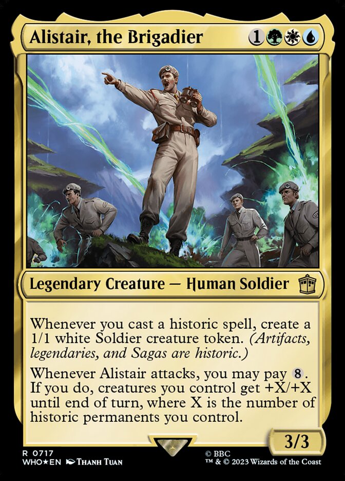 Alistair, the Brigadier — Doctor Who 717/1178