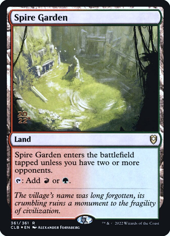 Spire Garden — Battle for Baldur's Gate Promos 361s/104