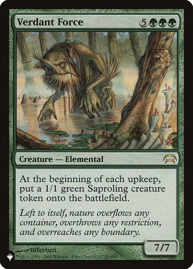 Verdant Force — The List HOP-81/5581
