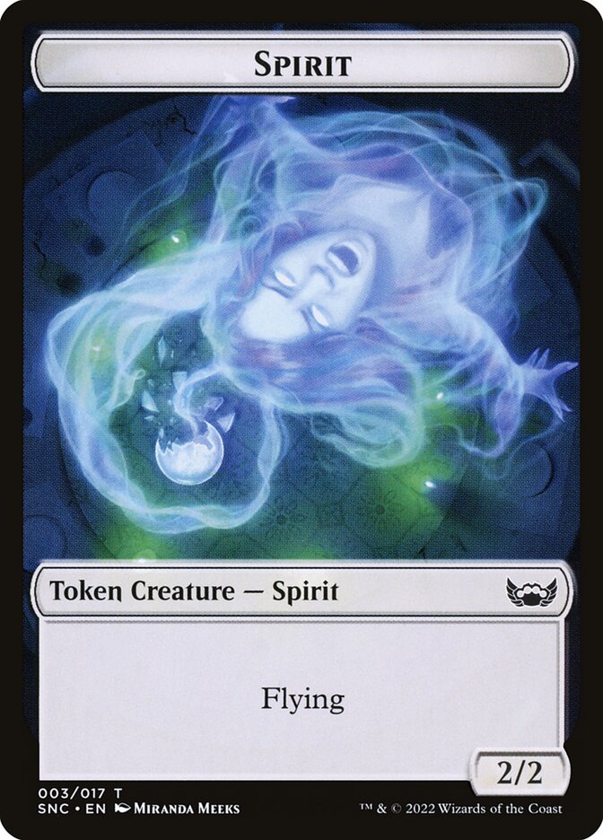 Spirit — Streets of New Capenna Tokens 3/19
