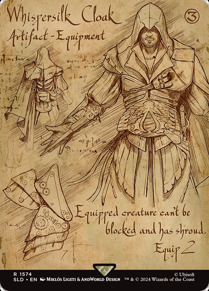 Whispersilk Cloak — Secret Lair Drop 1574/2754