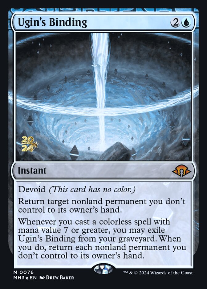 Ugin's Binding — Modern Horizons 3 Promos 76s/92