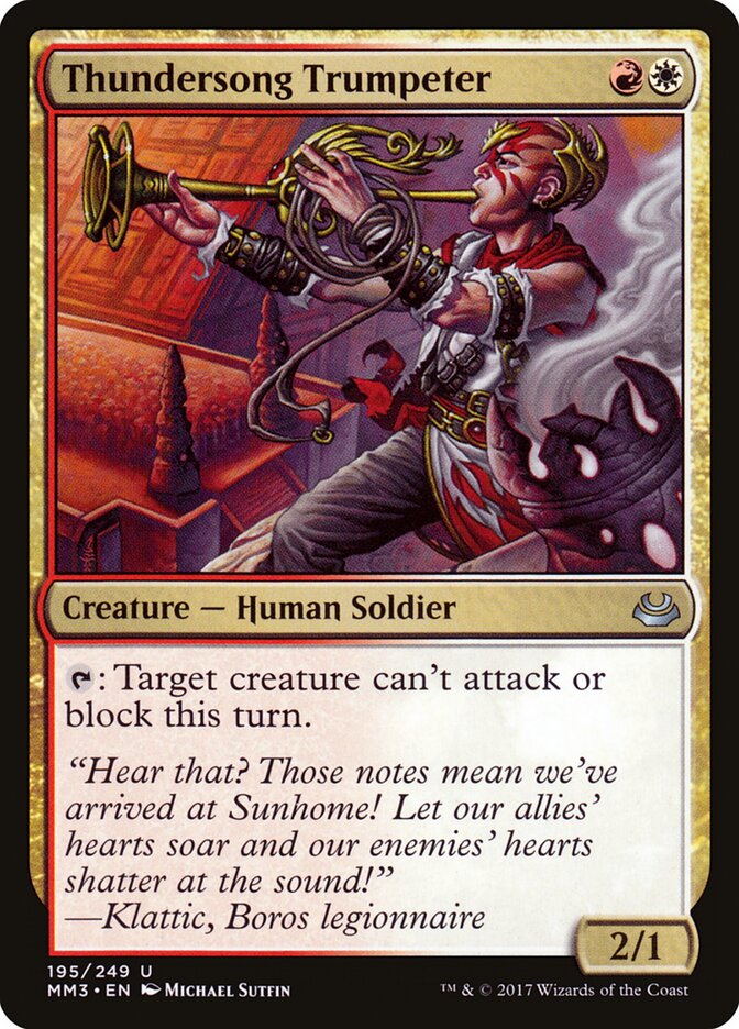 Thundersong Trumpeter — Modern Masters 2017 195/249