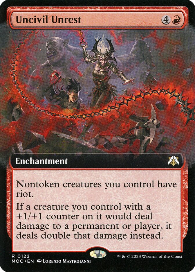 Uncivil Unrest — March of the Machine Commander 122/450