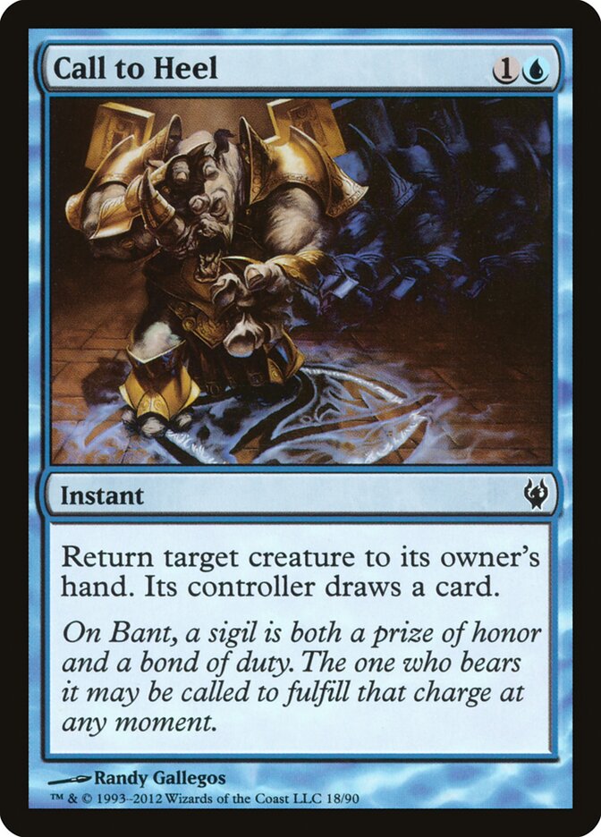Call to Heel — Duel Decks: Izzet vs. Golgari 18/90