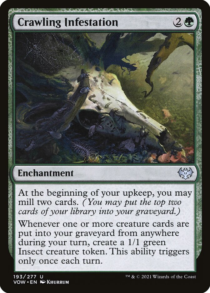 Crawling Infestation — Innistrad: Crimson Vow 193/423
