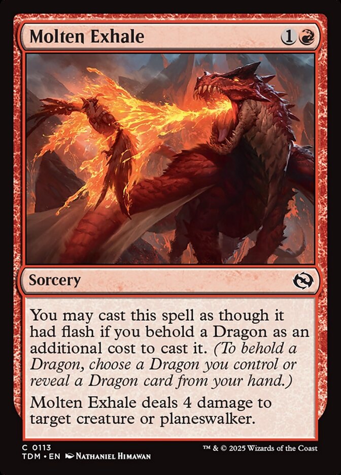 Molten Exhale — Tarkir: Dragonstorm 113/427