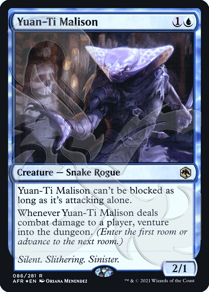 Yuan-Ti Malison — Adventures in the Forgotten Realms Promos 86a/241