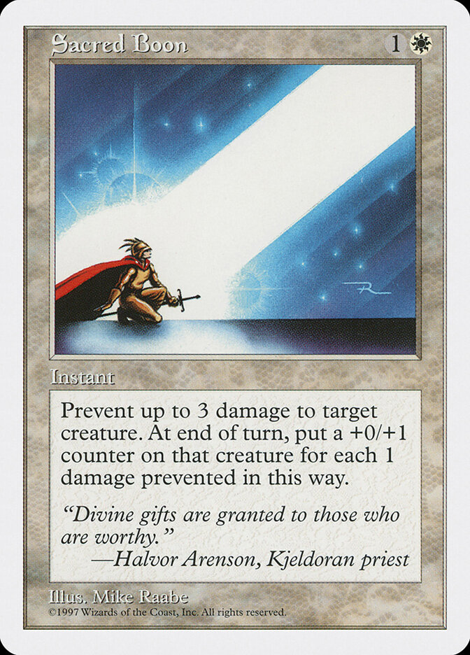 Sacred Boon — Fifth Edition 57/455