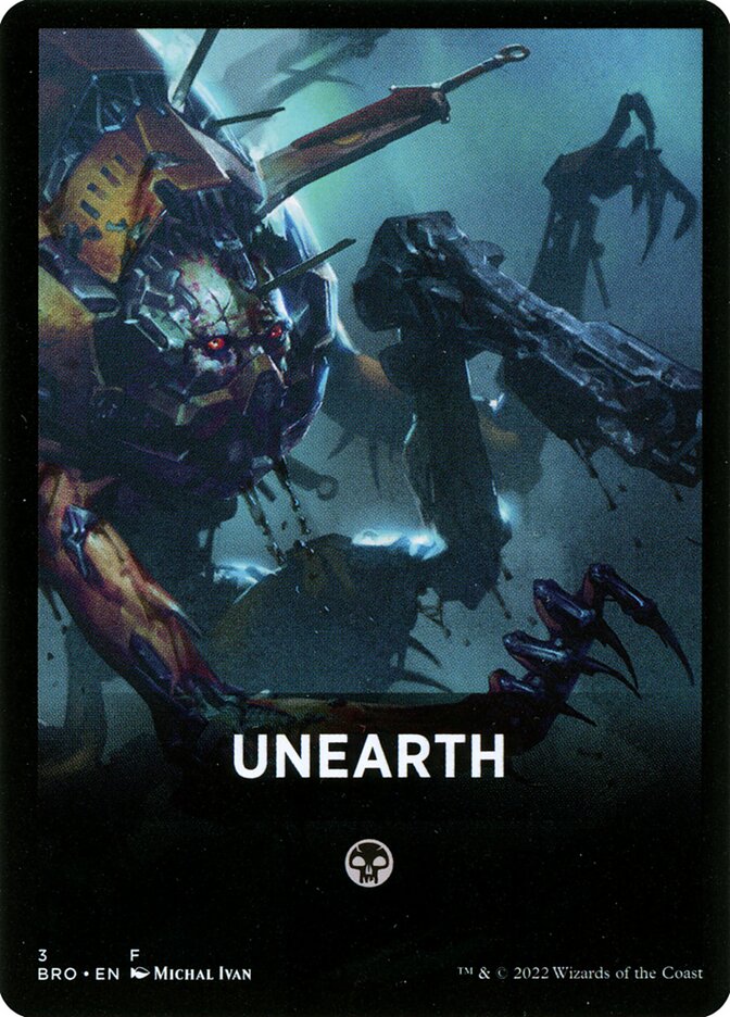 Unearth (Theme) — The Brothers' War Jumpstart Front Cards 3/5